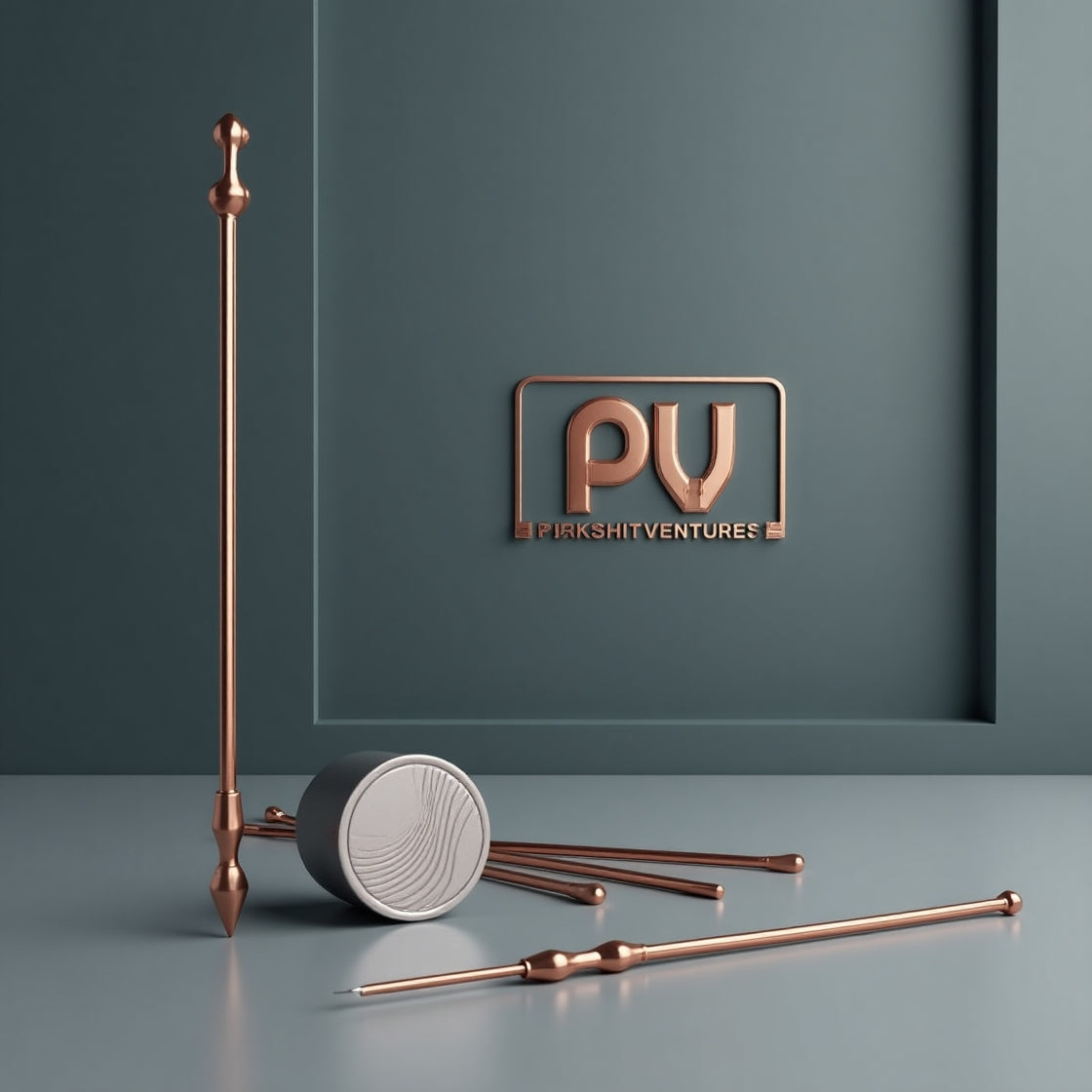 Copper Bonded Earthing Rod kit - 1 Mtr  Single Spike