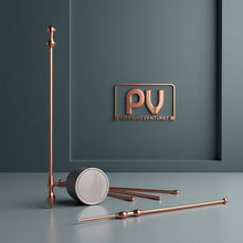 Copper Bonded Earthing Rod kit - 1 Mtr  Single Spike