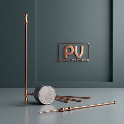 Copper Bonded Earthing Rod kit - 1 Mtr  Single Spike