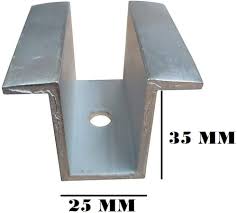 Solar panel mounting mid clamp