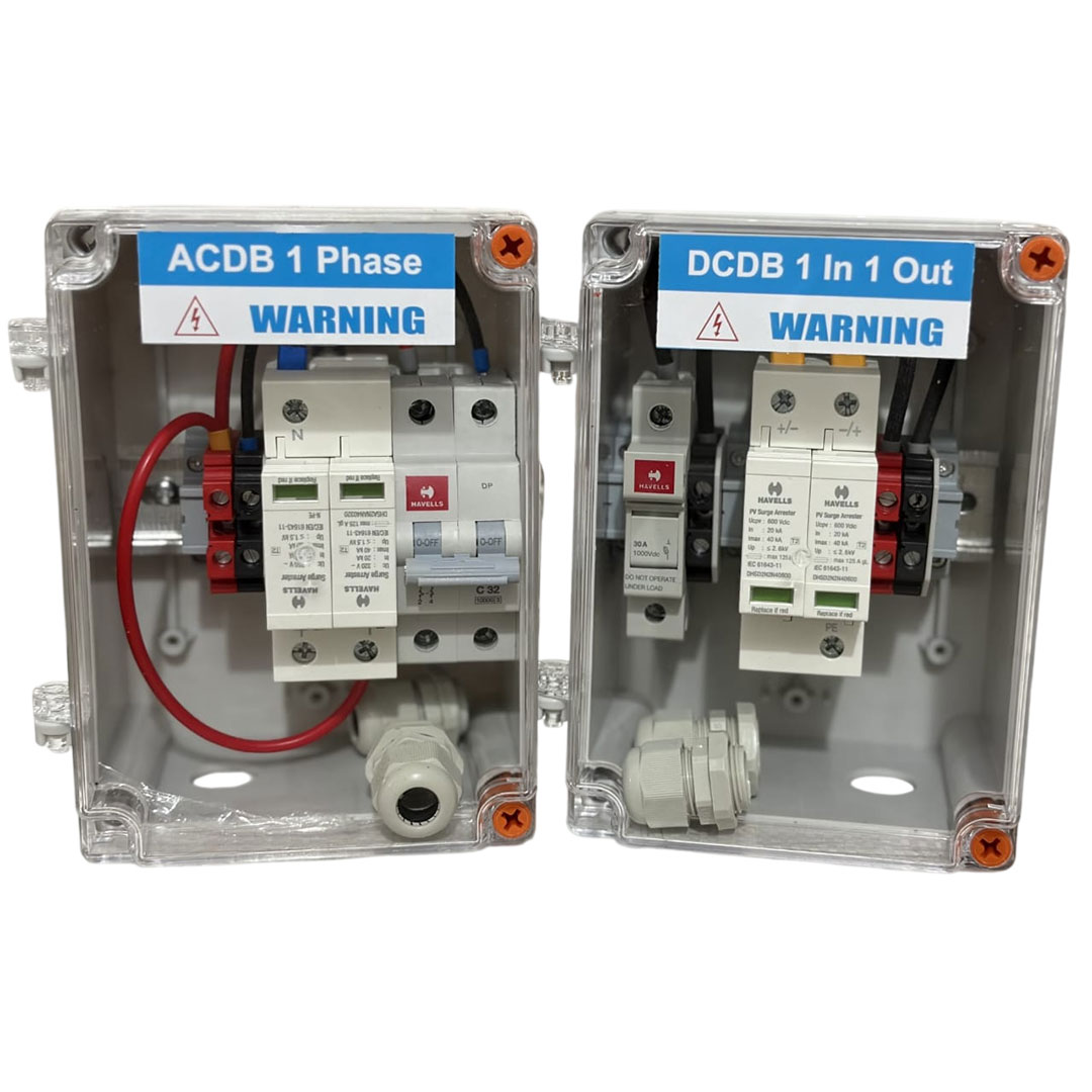 ACDB + DCDB Combo Box — MCB SPD + Fuse SPD (Havells)