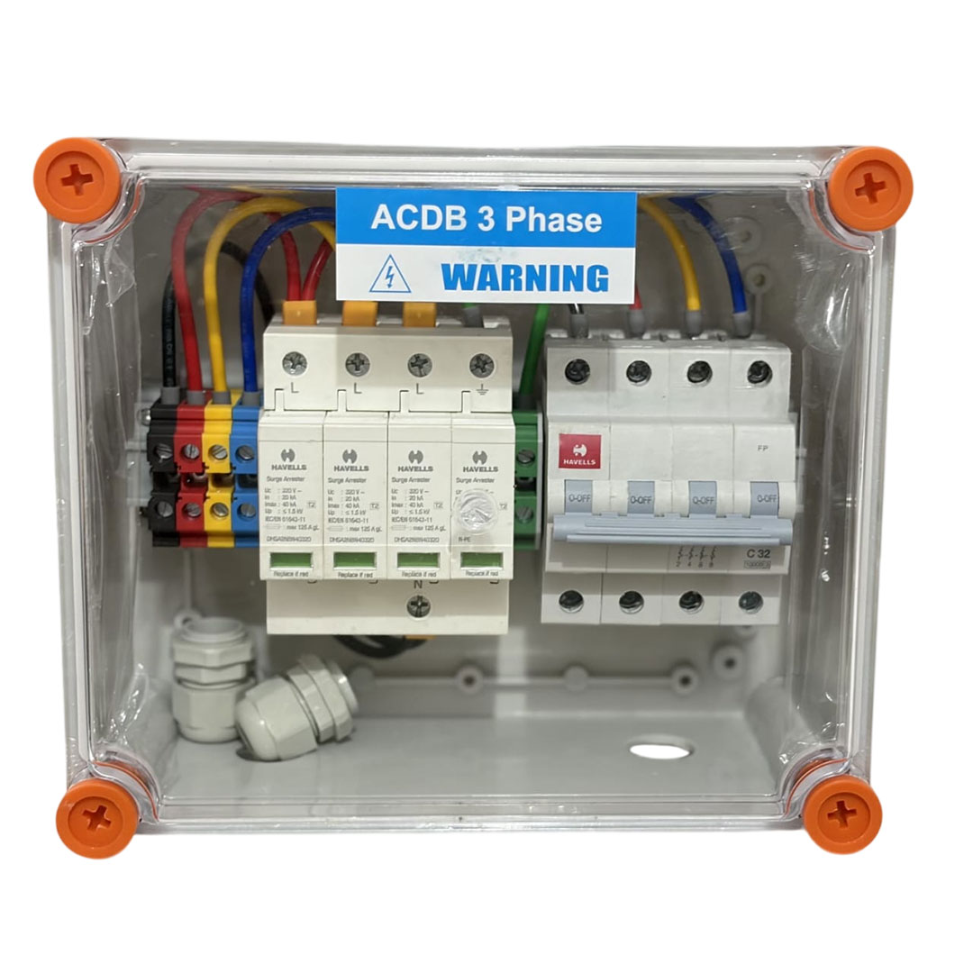 ACDB 3 Phase — MCB SPD (6 to 10kW) — Havells