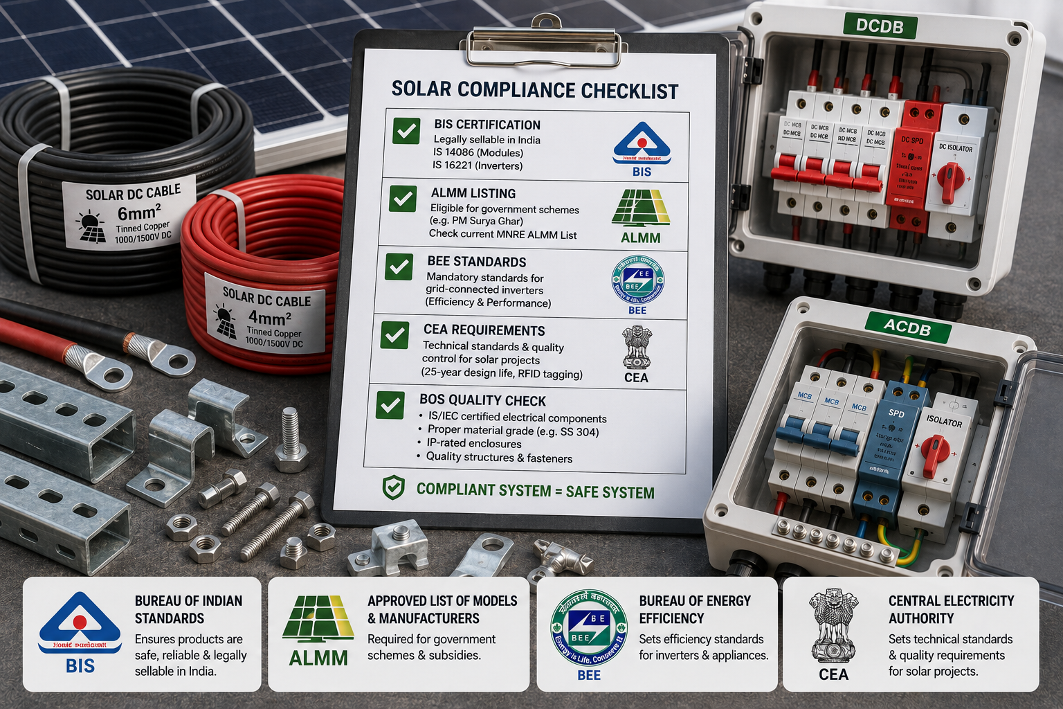 BIS, ALMM and IS Standards: A Plain-English Compliance Guide for Installers (2026)